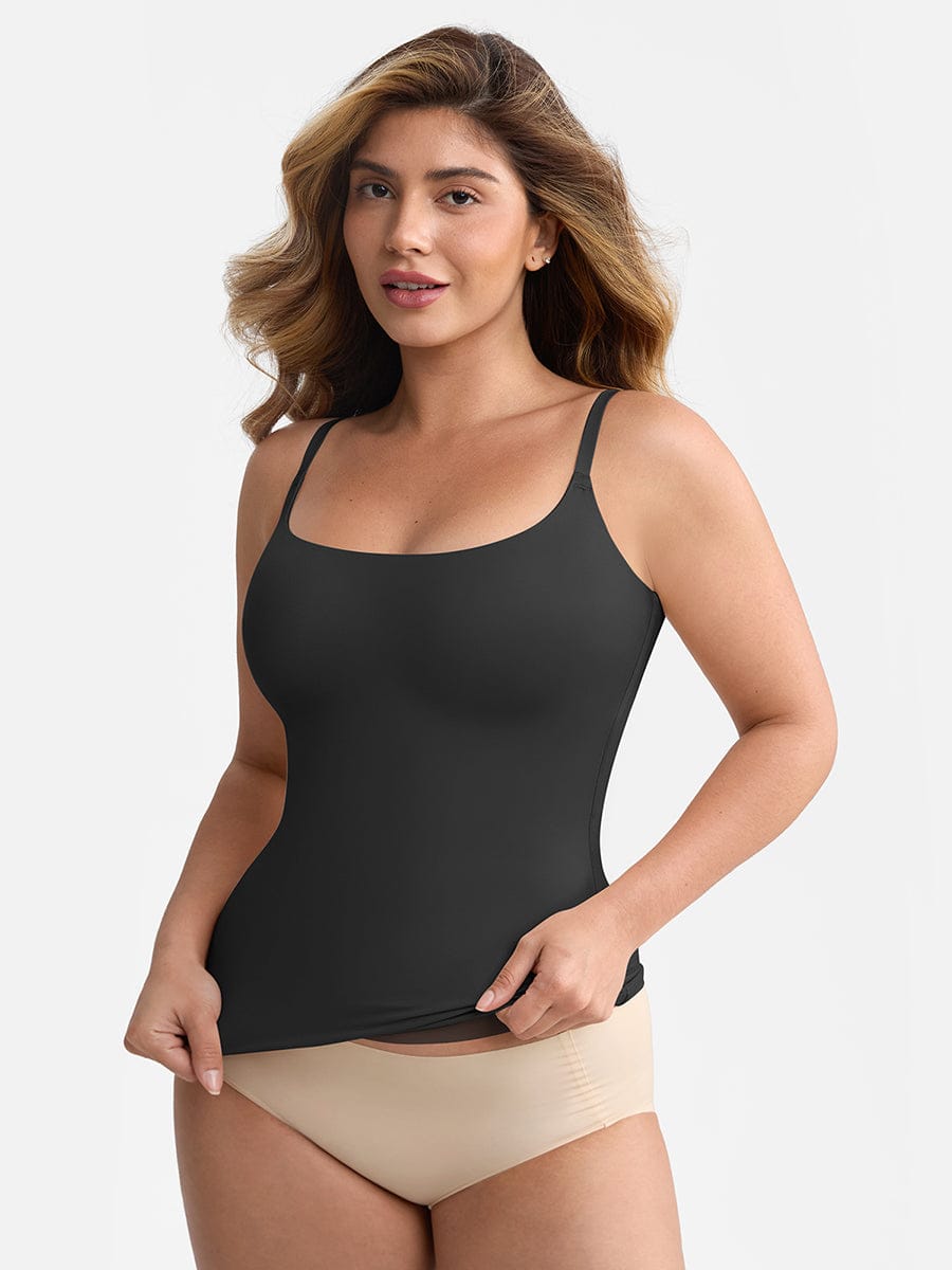 Scoop Neck Tank Top with Light Shaping and Anti-Sheer Bust Lining - Image 20