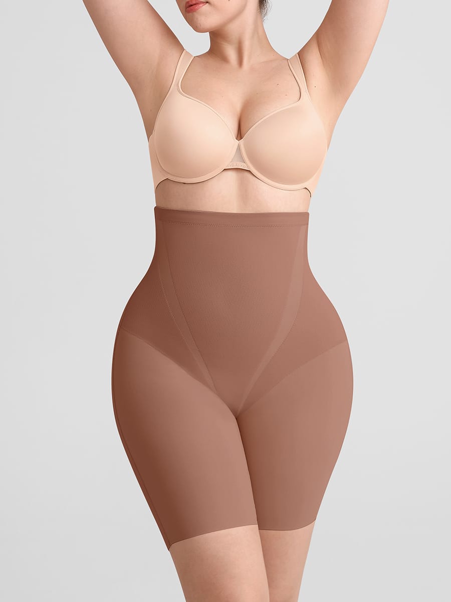 Traceless Shapewear Shorts with Tummy Control & Butt Lifter