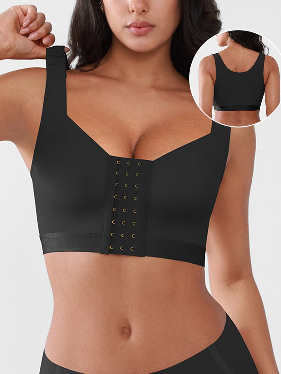 Post Surgery Compression Bra Front Closure Mastectomy Bra