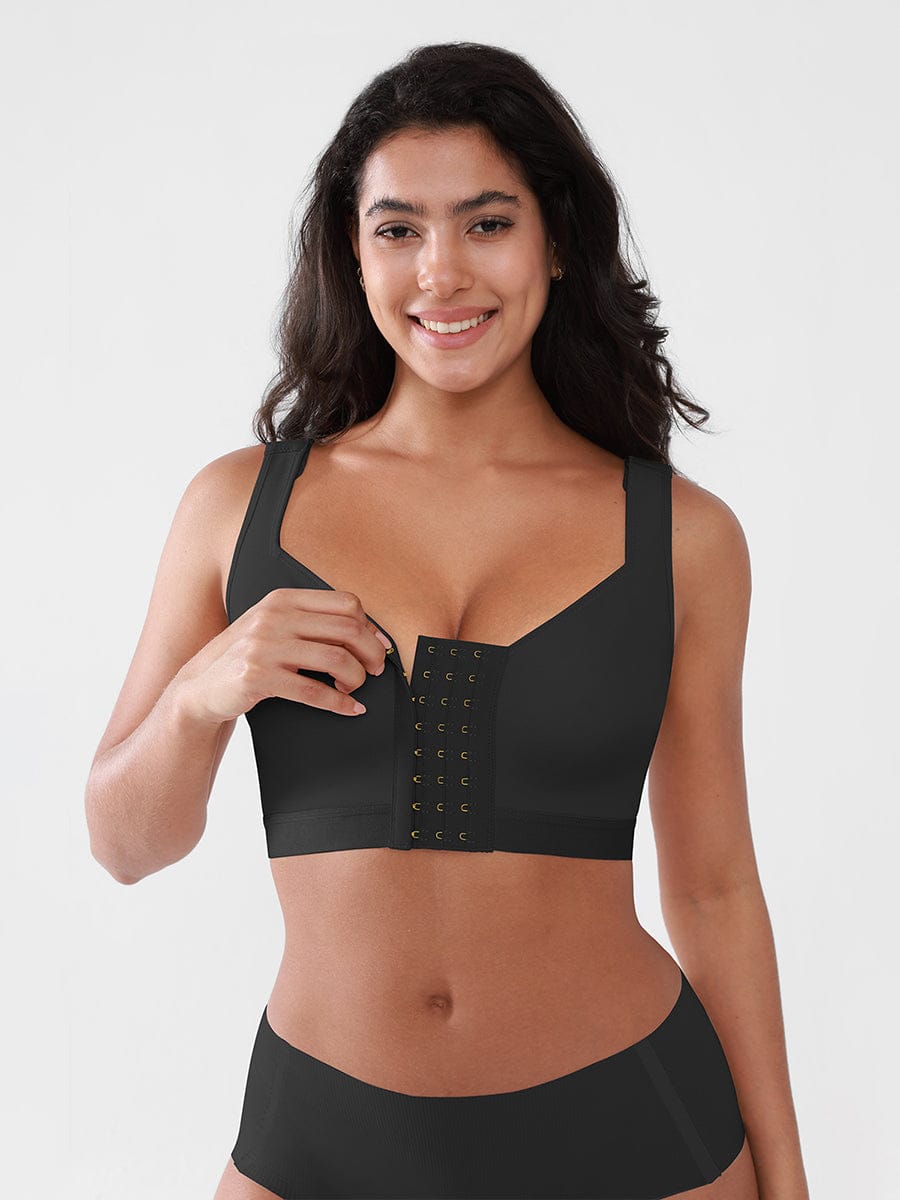 Post Surgery Compression Bra Front Closure Mastectomy Bra - Image 6